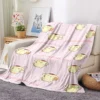 32 styles Sanrios Pompom Purin kawaii Cartoon Throw Blanket Anime Plush Sofa Cover Bedspread Travel Picnic 12 - Pompom Purin Store