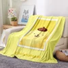 32 styles Sanrios Pompom Purin kawaii Cartoon Throw Blanket Anime Plush Sofa Cover Bedspread Travel Picnic 3 - Pompom Purin Store