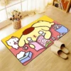 Cute Anime Dog PomPomPurin Carpet Non slip Bathroom Rug Rectangle Flannel Bath Mat Japanese Anime Living 12 - Pompom Purin Store