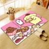 Cute Anime Dog PomPomPurin Carpet Non slip Bathroom Rug Rectangle Flannel Bath Mat Japanese Anime Living 2 - Pompom Purin Store