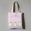 Kawaii Sanrio Anime Canvas Tote Bag Cute Pompompurin Cartoon Summer Portable Shopping Bag Originality Children Gifts 17 - Pompom Purin Store