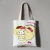 Kawaii Sanrio Anime Canvas Tote Bag Cute Pompompurin Cartoon Summer Portable Shopping Bag Originality Children Gifts 20 - Pompom Purin Store