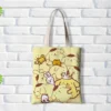 Kawaii Sanrio Anime Canvas Tote Bag Cute Pompompurin Cartoon Summer Portable Shopping Bag Originality Children Gifts 21 - Pompom Purin Store