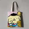 Kawaii Sanrio Anime Canvas Tote Bag Cute Pompompurin Cartoon Summer Portable Shopping Bag Originality Children Gifts 4 - Pompom Purin Store
