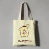 Kawaii Sanrio Anime Canvas Tote Bag Cute Pompompurin Cartoon Summer Portable Shopping Bag Originality Children Gifts 7 - Pompom Purin Store