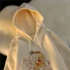 New Cute Kawaii Pompompurin Hoodies Cartoon Lovable Winter Printed Thickened Coat Birthday Gifts Girlfriend Gifts Toys 4 - Pompom Purin Store