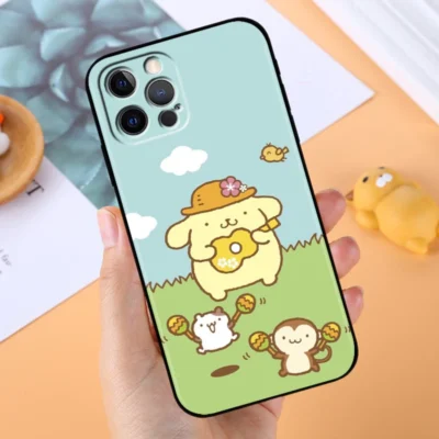 Sanrio Pompompurin Cute Art For Apple iPhone 14 13 12 11 X XS XR 8 7 7 - Pompom Purin Store