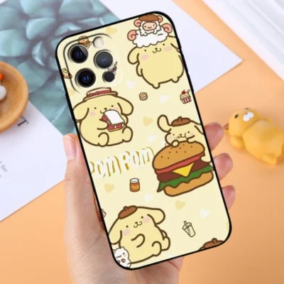 Sanrio Pompompurin Cute Art For Apple iPhone 14 13 12 11 X XS XR 8 7 8 - Pompom Purin Store