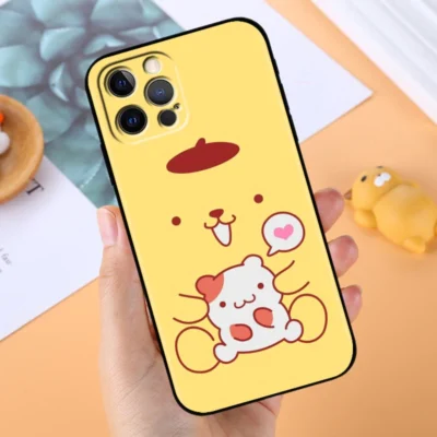 Sanrio Pompompurin Cute Art For Apple iPhone 14 13 12 11 X XS XR 8 7 9 - Pompom Purin Store